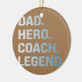 Pap coach keramisch ornament (Links)