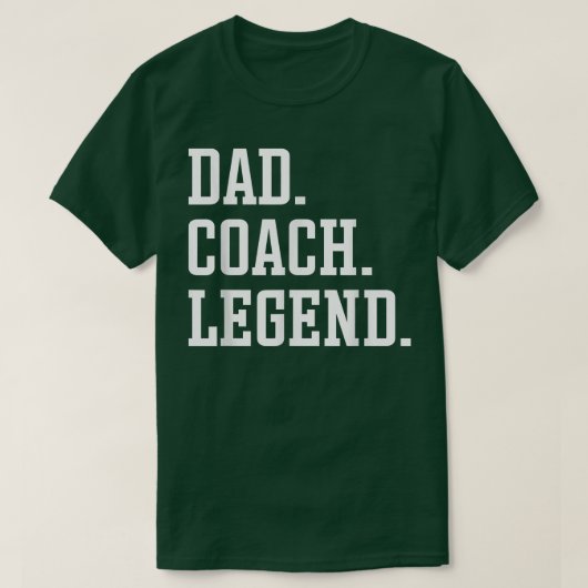 Pap Coach Legend Coach Pap T-shirt (Design voorkant)