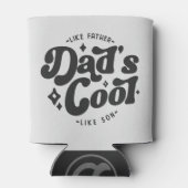 Pap Cool Funny Pap (Matches Son's Cooler) Blikjeskoeler (Achterkant)