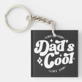 Pap Cool Funny Pap (Matches Son's Cooler) Sleutelhanger (Voorkant)