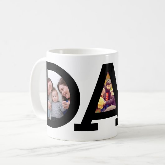 Pap D A D Vaderdag Foto Koffiemok (Voorkant links)