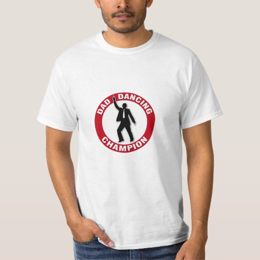Pap Dansende Champion - Funny Shirt voor papa (Voorkant)