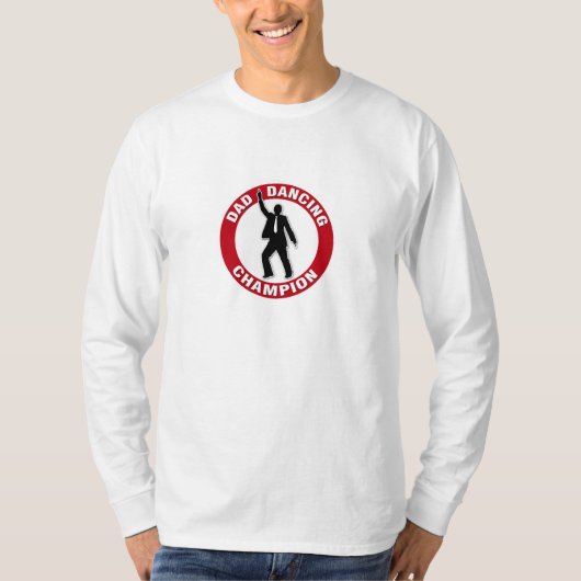 Pap Dansende Champion - Funny Shirt voor papa (Voorkant)