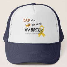 pap dappere oorlogkanker lion Trucker Hat