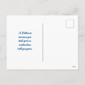 Pap Daughter Bonding Lighthouse Happy Vaderdag Feestdagenkaart (Achterkant)