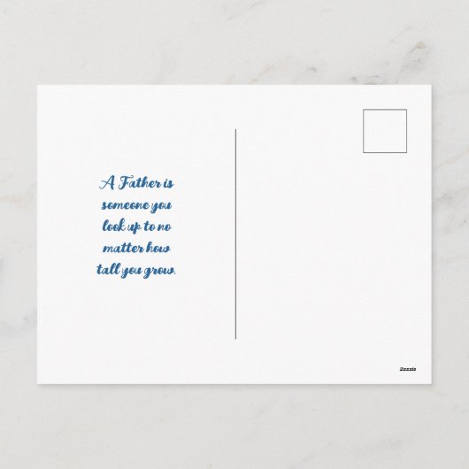 Pap Daughter Bonding Lighthouse Happy Vaderdag Feestdagenkaart (Achterkant)