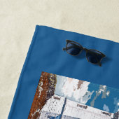 Pap Daughter Bonding Lighthouse Vaderdag Quote Strandlaken (In situ)