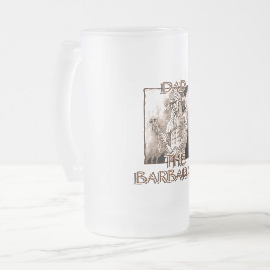 Pap, de Barbaarse Mok (Voorkant links)