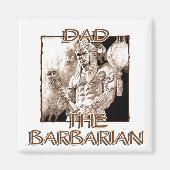 Pap de Barbarian Magnet (Voorkant)