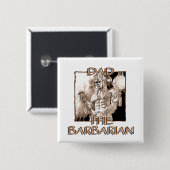 Pap de Barbarie Square Button (Voorkant /achterkant)