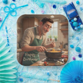 Pap de Chef Verjaardag Papieren Bordje (Feest)