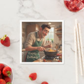 Pap de Chef Verjaardag Servet (Insitu)