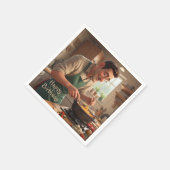Pap de Chef Verjaardag Servet (Hoek)