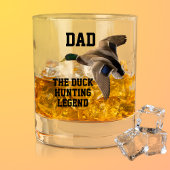 Pap De Duck Hunting Legend Vaderdag Mallard Whisky Glas