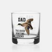 Pap De Duck Hunting Legend Vaderdag Mallard Whisky Glas (Voorkant)