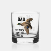Pap De Duck Hunting Legend Vaderdag Mallard Whisky Glas (Achterkant)