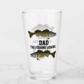 Pap De Geviste Legend Walleye Vaderdag Glas (Voorkant)