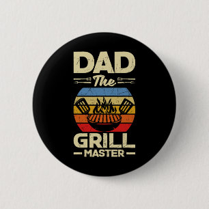 Pap de Grill Vaderdag BBQ Ronde Button 5,7 Cm