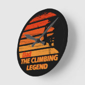 Pap de klimlegende ronde klok (Hoek)