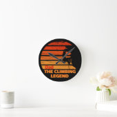 Pap de klimlegende ronde klok (Huis)