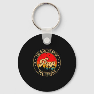 Pap De Man De Mythe De Legende Vintage Retro Voor  Sleutelhanger