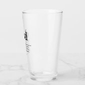 Pap Definitie Bier Glas (Links)