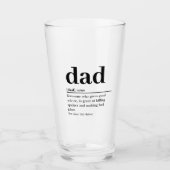 Pap Definitie Bier Glas (Voorkant)