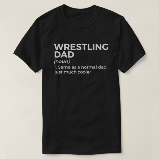 Pap Definitie Funny Wrestler T-shirt (Design voorkant)