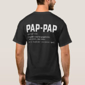 Pap-definitie vaderdag t-shirt (Achterkant)