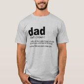 Pap Definition Funny Father T-Shirt Quote (Voorkant)