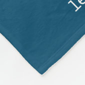 Pap Definition Photo Collage Blue Fleece Deken (Hoek)