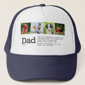 Pap Definition Photo Collage Trucker Pet (Voorkant)