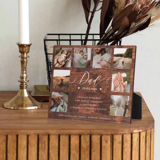 Pap Definition Woodgrain Dag Foto Collage Fotoplaat