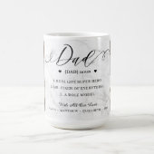 Pap Dictionary Definition Photo Collage Marble Koffiemok (Center)