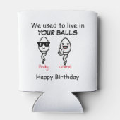 Pap die we vroeger in je ballen leefden blikjeskoeler (Achterkant)