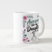 Pap & dochter cadeau | Geweldige als de kunst van Grote Koffiekop (Voorkant rechts)