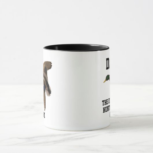 Pap Duck Hunting Legend Mallard Vaderdag Mok (Midden)