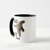 Pap Duck Hunting Legend Mallard Vaderdag Mok (Voorkant links)