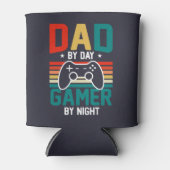 Pap: een gamer; computerspellen; geschenk van papa blikjeskoeler (Voorkant)