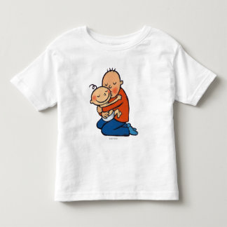 Pap en Baby Hugging Kinder Shirts