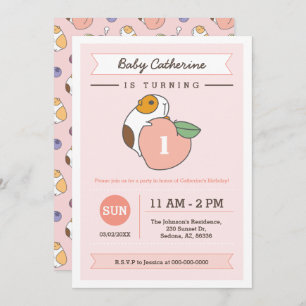 Pap en Guinese varkensverjaardag Kaart