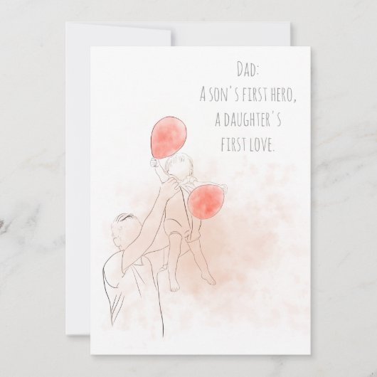 Pap- en kinderkaart kaart (Voorkant)