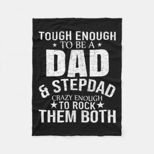 Pap en Stepdad Fathers Dag Stepdad Stap pap Fleece Deken