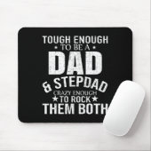 Pap en Stepdad Fathers Dag Stepdad Stap pap Muismat (Met muis)