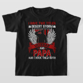 Pap en woestijn Storm Veteraan shirt Vaderdag 415 (Laagn)