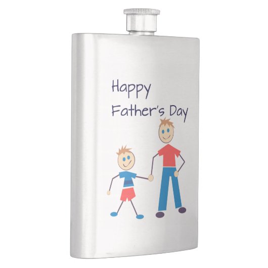 Pap en zoon happy vaderdag flacon (Rechts)