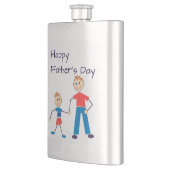 Pap en zoon happy vaderdag flacon (Links)