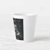 pap est. 2022 met ultrageluid Afbeelding Latte Mok (Voorkant)