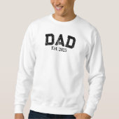 Pap Est. 2023 Gepersonaliseerd sweatshirt (Voorkant)
