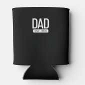 Pap Est. 2024 Zwangere Vrouw Nieuwe Vaderdag Manne Blikjeskoeler (Achterkant)